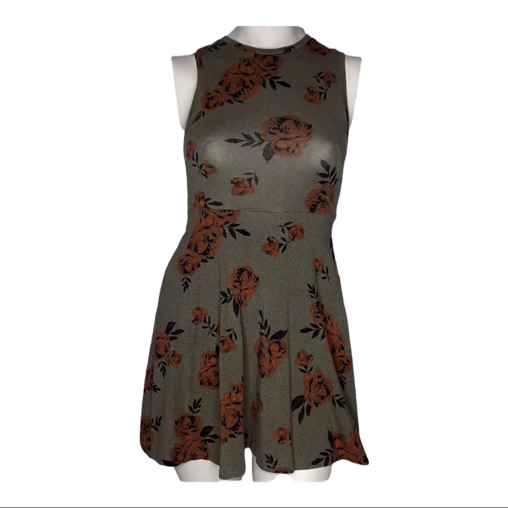 Van's floral skater dress sz xs